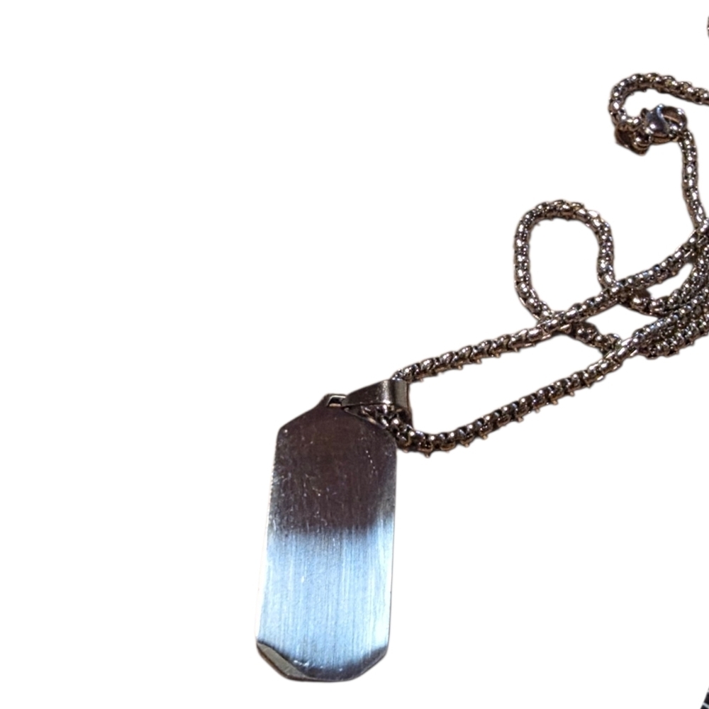 New Men's Necklace Pendant Stainless Steel - Picture 5 of 5